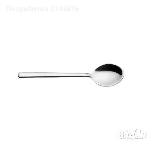 КОМПЛЕКТ 6БР.ЛЪЖИЧКИ ЗА КАФЕ,НЕРЪЖДАЕМА СТОМАНА в Прибори за хранене ...