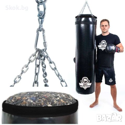 Боксов Комплект GymPro 140c - Боксова Круша + Боксови Ръкавици + Закопчаване + Бинтове 140 См / 40 К, снимка 18 - Бокс - 40770870