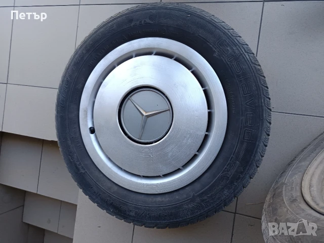 Железни джанти Мерцедес 15, снимка 4 - Гуми и джанти - 50918891