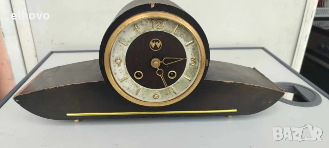 Стар каминен часовник, снимка 8 - Антикварни и старинни предмети - 50443558