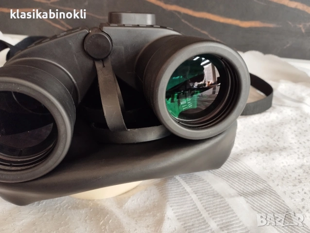 ТОП Професионален Японски Морски и Ловен Бинокъл Opticron Marine-2 7x50 Multi Coated, снимка 13 - Екипировка - 53591675