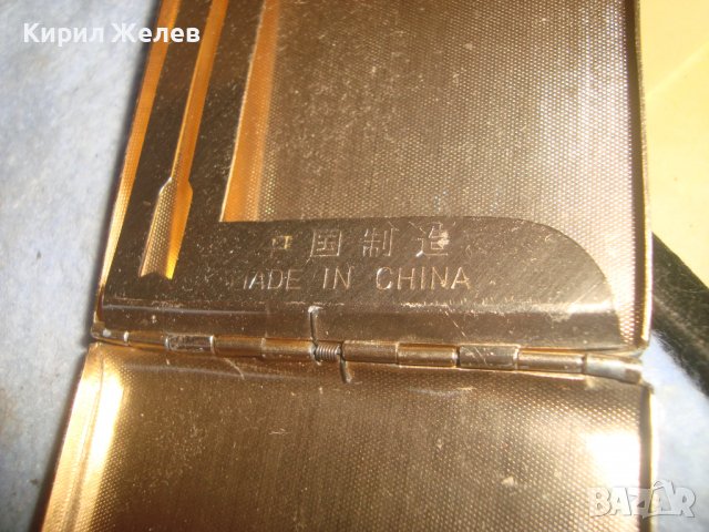 СТАРА ПОЗЛАТЕНА MADE in CHINA РЕТРО - ВИНТИДЖ КОЛЕКЦИОНЕРСКА ОРНАМЕНТИРАНА ТАБАКЕРА 32197, снимка 5 - Колекции - 38289046