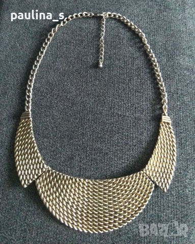 Колие тип чокър с оксидация , снимка 2 - Колиета, медальони, синджири - 39430321