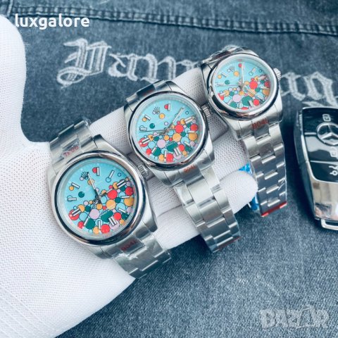 Унисекс часовник Rolex Oyster Perpetual Bubble с автоматичен механизъм, снимка 8 - Мъжки - 43514137
