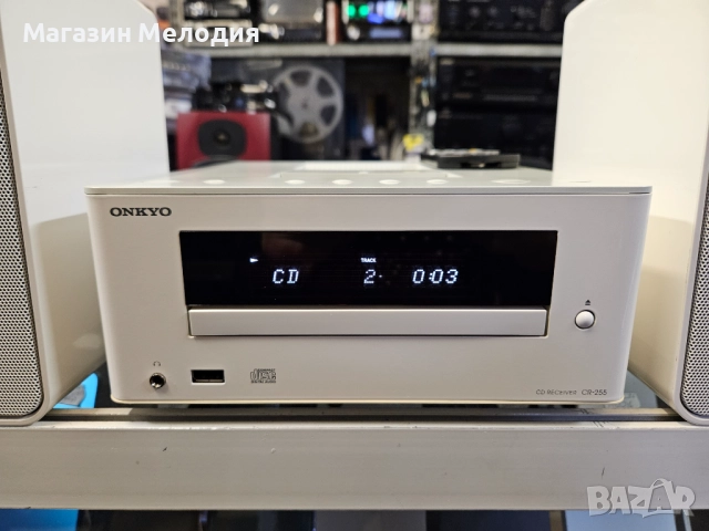 Аудиосистема ONKYO CR-255 с две тонколони и оригинално дистанционно. Има радио, диск, usb, ipod и au, снимка 7 - Аудиосистеми - 50174656