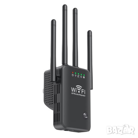 Мощен Wi-Fi повторител - REPEATER с четири антени, снимка 8 - Рутери - 40686046