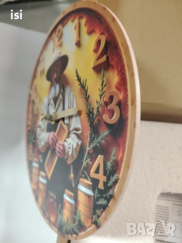 Часовници на пчеларска тематика, снимка 4 - Стенни часовници - 52106895