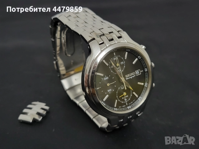 Часовник Seiko chronograph quartz , снимка 3 - Мъжки - 51982839