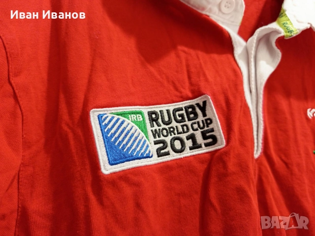 Оригинална ръгби фланелка на Уелс - Световно първенство, снимка 7 - Други спортове - 51708649