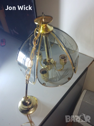 2 полюлея със по 3 крушки , снимка 2 - Полилеи - 53327387