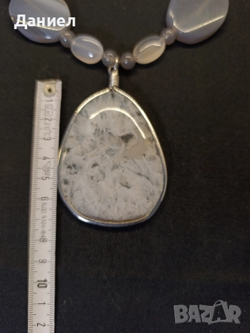 Красив гердан с камъни, снимка 6 - Колиета, медальони, синджири - 51942812