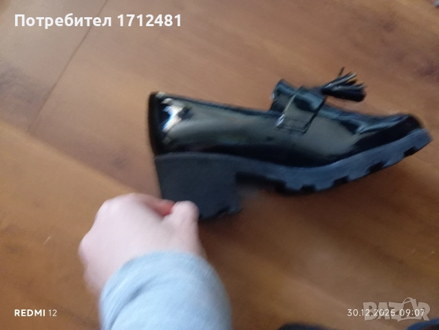 Clarks  нови loufers patent leather размер 37.5, снимка 4 - Дамски ежедневни обувки - 52949417