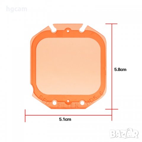 Филтър за подводно снимане Pro Version за GoPro Hero 5/6/7/2018, За водоустойчивия корпус, Червен, снимка 4 - Обективи и филтри - 27857023