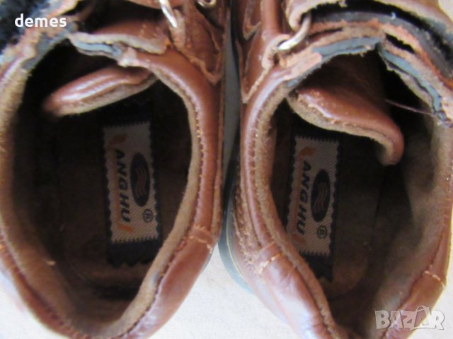 Затворени кожени детски обувки, номер 23, снимка 5 - Детски обувки - 38141251