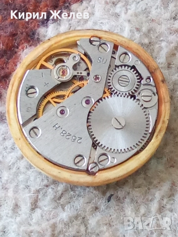 Механизъм с циферблат от стар ръчен часовник 52081, снимка 8 - Мъжки - 52254134