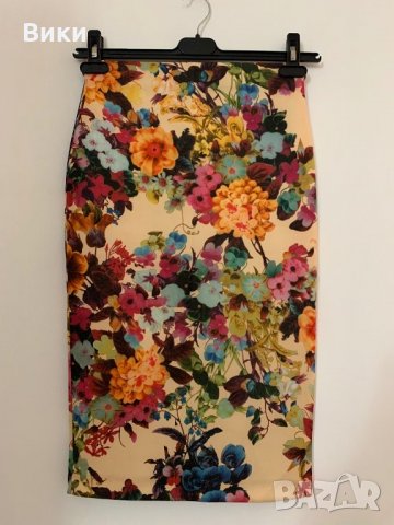 Красива пола с висока талия, снимка 3 - Поли - 27363064