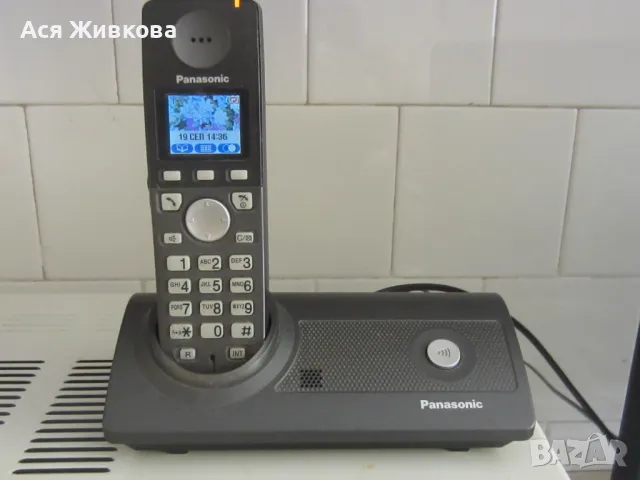Стационарен телефон PANASONIC, снимка 3 - Стационарни телефони и факсове - 47392622