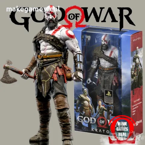 Екшън фигура God of War - Kratos 2018