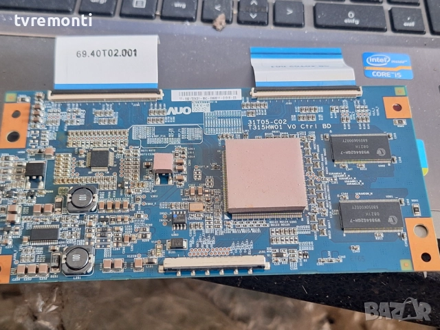  T-CONTROL BOARD T315HW01 V0 31T05-C02 ,за 32-инчов телевизор PHILIPS 32PFL7803D/10, с дисплей T315H