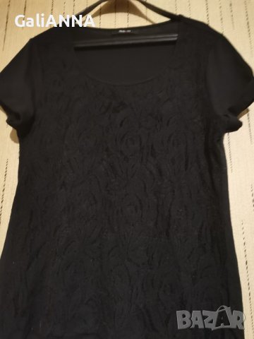 ДАНТЕЛЕНА БЛУЗКА КЪС РЪКАВ РАЗМЕР XL