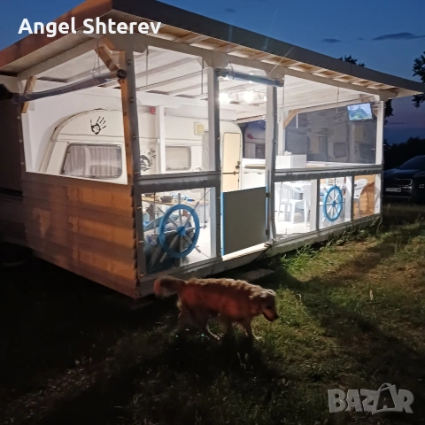 Продавам каравана с изграден навес , снимка 8 - Каравани и кемпери - 53581954