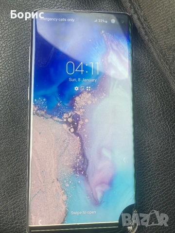 Samsung S10+,128GB/8RAM, пукнато стъкло, снимка 2 - Samsung - 53400365