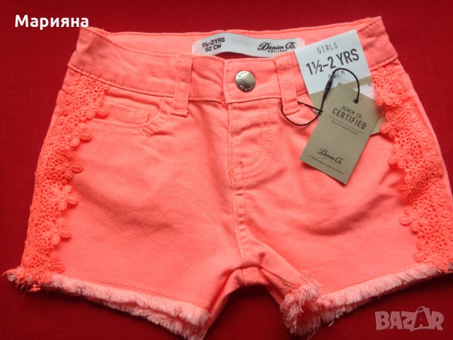 нови къси панталони за момиче 1,5-2год.