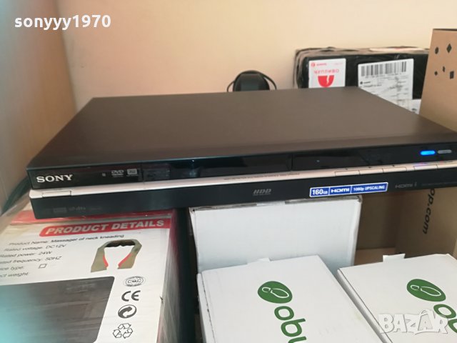 sony recorder 160gb hdd/dvd model rdr-hx680 1304211238, снимка 1 - Плейъри, домашно кино, прожектори - 32530055