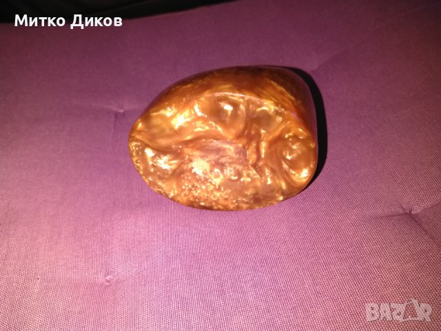 Пепелник от каталин уникат Н-56мм и размер 91х57мм тегло 220грама, снимка 6 - Антикварни и старинни предмети - 43327986
