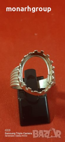 Сребърен пръстен /без камък/, снимка 2 - Пръстени - 38411992