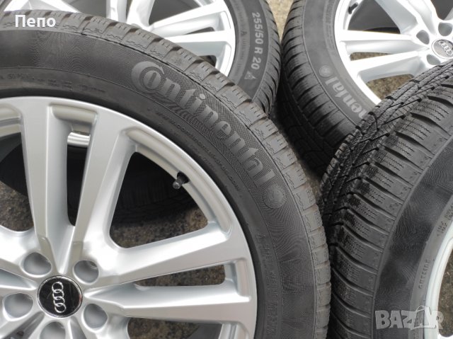 Оригинални джанти 20 цола с нови зимни гуми за Audi Q7 1000 км!!!!, снимка 11 - Гуми и джанти - 37846927
