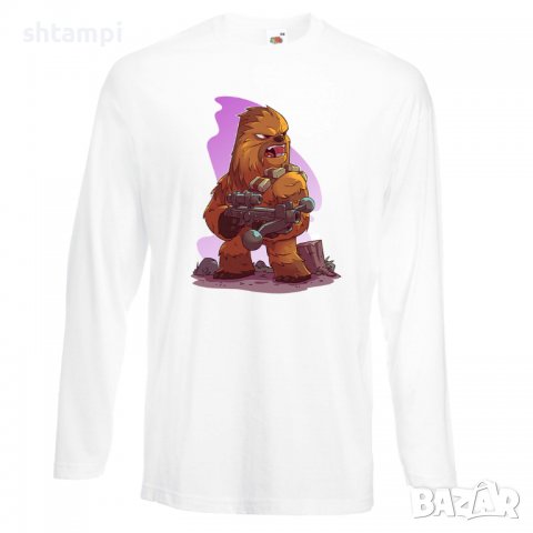 Мъжка тениска Star Wars Chewbacca Star Wars Игра,Изненада,Подарък,Геймър, , снимка 4 - Тениски - 36808670