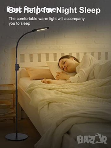 AUKEY LED подова лампа, 3 цветни режима и 20 димируеми нива, снимка 6 - Други - 40395852