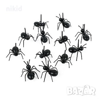 12 бр забавни мравки пластмасови топери за хапки украса, снимка 3 - Други - 22691865