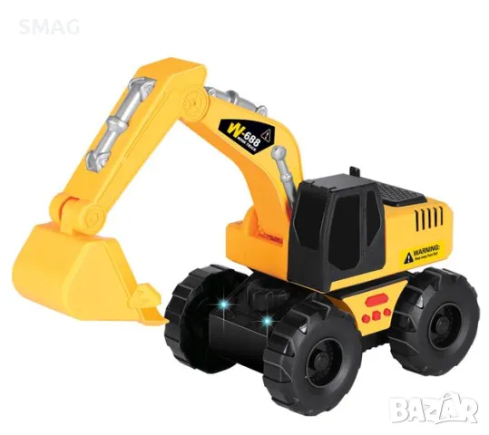 Строително превозно средство багер със звук и светлини S_1199533