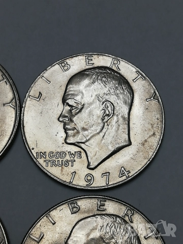 6 бр. 1 долар Айзенхауер-1971,72,74,76,77,78 г., снимка 5 - Нумизматика и бонистика - 52587624