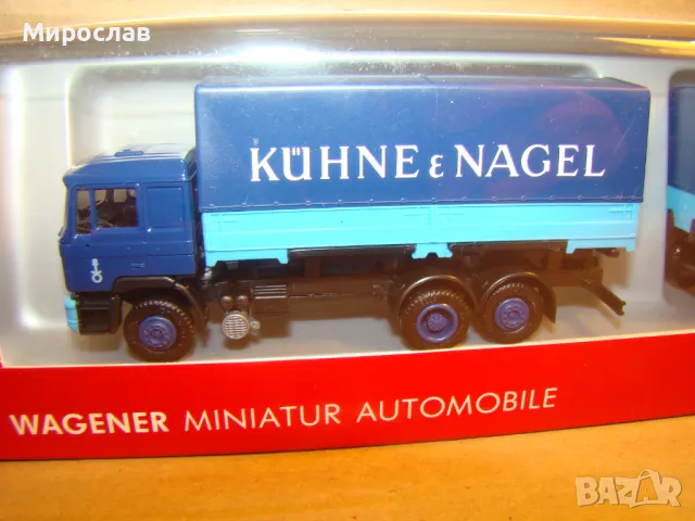 HERPA H0 1/87 MAN КАМИОН TIR ТИР МОДЕЛ ИГРАЧКА КОЛИЧКА, снимка 2 - Колекции - 48577410