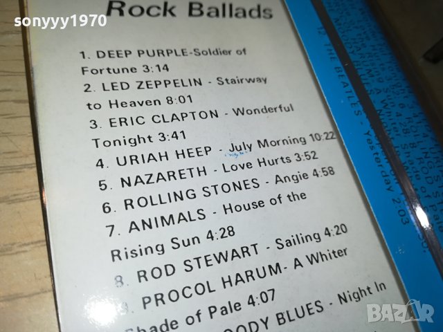 ROCK BALLADS-КАСЕТА 1611231009, снимка 7 - Аудио касети - 43015668