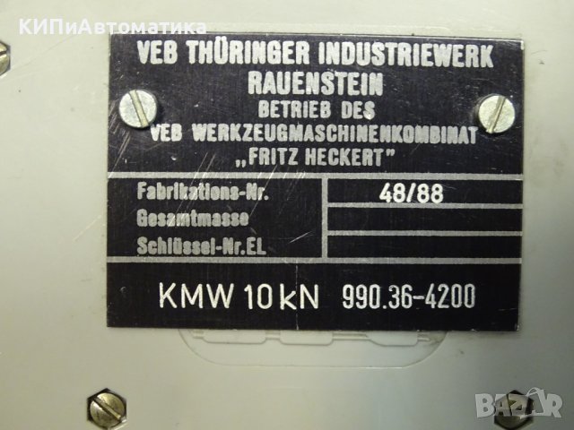 тензо-датчик VEB Robotron Messelektronik ”Otto Schon” 10200Tension Force Sensor 10kN, снимка 8 - Резервни части за машини - 43046027