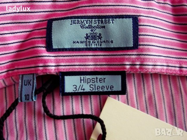 Jermyn street, Нова Риза с 3/4 ръкави, Размер S. Код 767, снимка 4 - Ризи - 26803741