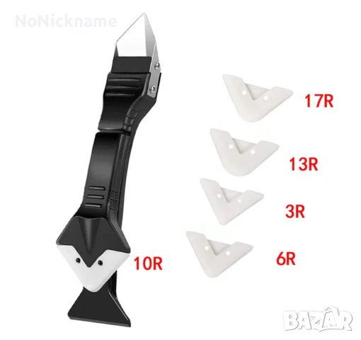 5в1 Силиконова стъргалка Комплект инструменти за гладко отстраняване на фуга, снимка 2 - Други инструменти - 43658336