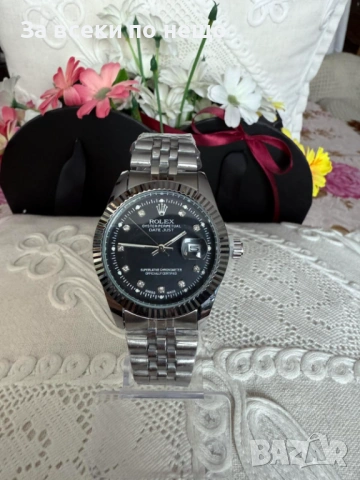 Rolex Мъжки Часовник С Кварцов Механизъм - Налични Различни Цветове Код AT-19