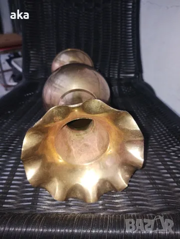 МАСИВНА бронзова - месингова - ВАЗА 800ГР.31 СМ., снимка 8 - Нумизматика и бонистика - 49862611