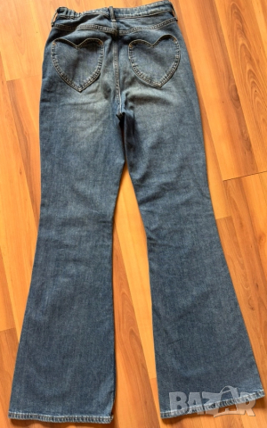 Сини flare дънки от H&M, снимка 4 - Детски панталони и дънки - 52282044