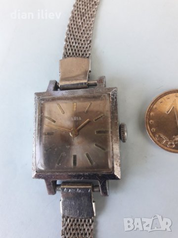 Стар дамски механичен часовник -Заря , снимка 5 - Антикварни и старинни предмети - 28647197