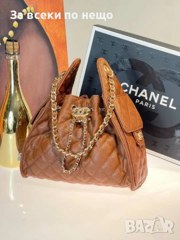 Chanel Дамска Чанта С Дръжка Синджир 20х27см - Налични Различни Цветове Код E66, снимка 6 - Чанти - 51004139