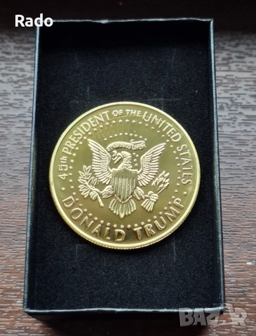 Възпоменателна Юбилейната Монета ,, Доналд Тръмп " , снимка 2 - Нумизматика и бонистика - 52872062