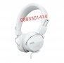 Слушалки кожени Бял цвят , снимка 1 - Слушалки и портативни колонки - 32649186