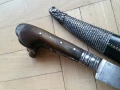 Османски Ятаган от 18 век с кания каракулак нож кама кинжал сабя , снимка 16