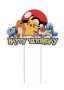 Pokemon Пикачу Покемон Happy Birthday картонен топер табела надпис украса за торта рожден ден парти
